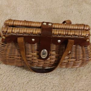 Wicker Purse Vintage